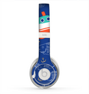 The Blue Vector Fish and Boat Pattern Skin for the Beats by Dre Solo 2 Headphones