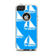 The Blue Vector Sailboats Apple iPhone 5-5s Otterbox Commuter Case Skin Set