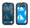 The Blue Vector Sailboats Samsung Galaxy S4 LifeProof Nuud Case Skin Set