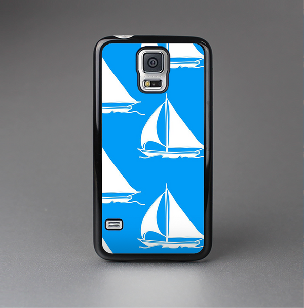 The Blue Vector Sailboats Skin-Sert Case for the Samsung Galaxy S5