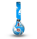 The Blue Vector Sailboats Skin for the Beats by Dre Mixr Headphones