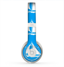 The Blue Vector Sailboats Skin for the Beats by Dre Solo 2 Headphones