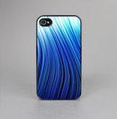 The Blue Vector Swirly HD Strands Skin-Sert for the Apple iPhone 4-4s Skin-Sert Case