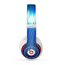 The Blue Vector Swirly HD Strands Skin for the Beats by Dre Studio (2013+ Version) Headphones