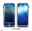 The Blue Vector Swirly HD Strands Skin for the iPhone 5c nüüd LifeProof Case