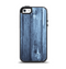 The Blue Washed WoodGrain Apple iPhone 5-5s Otterbox Symmetry Case Skin Set