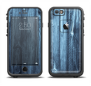 The Blue Washed WoodGrain Apple iPhone 6/6s LifeProof Fre Case Skin Set