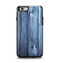 The Blue Washed WoodGrain Apple iPhone 6 Otterbox Symmetry Case Skin Set