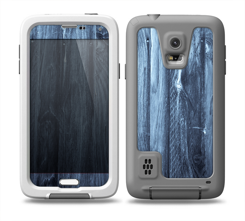The Blue Washed WoodGrain Skin Samsung Galaxy S5 frē LifeProof Case