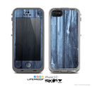 The Blue Washed WoodGrain Skin for the Apple iPhone 5c LifeProof Case