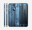 The Blue Washed WoodGrain Skin for the Apple iPhone 6 Plus