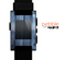 The Blue Washed WoodGrain Skin for the Pebble SmartWatch