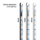 The Blue WaterColor BullsEye Pattern iPhone 6/6s or 6/6s Plus 2-Piece Hybrid INK-Fuzed Case