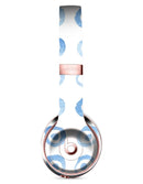 The Blue WaterColor BullsEye Pattern Full-Body Skin Kit for the Beats by Dre Solo 3 Wireless Headphones