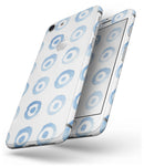 The Blue WaterColor BullsEye Pattern - Skin-kit for the iPhone 8 or 8 Plus