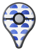 The Blue WaterColor Hemishpheres  Pokémon GO Plus Vinyl Protective Decal Skin Kit