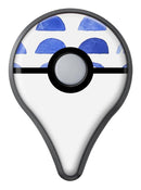 The Blue WaterColor Hemishpheres  Pokémon GO Plus Vinyl Protective Decal Skin Kit