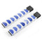 The Blue WaterColor Hemishpheres  - Premium Decal Protective Skin-Wrap Sticker compatible with the Juul Labs vaping device