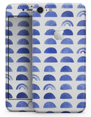 The Blue WaterColor Hemishpheres  - Skin-kit for the iPhone 8 or 8 Plus