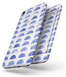 The Blue WaterColor Hemishpheres  - Skin-kit for the iPhone 8 or 8 Plus