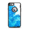 The Blue Water Color Flowers Apple iPhone 6 Otterbox Defender Case Skin Set