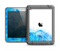 The Blue Water Color Flowers Apple iPad Mini LifeProof Fre Case Skin Set