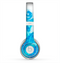 The Blue Water Color Flowers Skin for the Beats by Dre Solo 2 Headphones