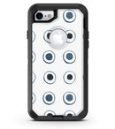 The Blue Watercolor Circle Polka Dots - iPhone 7 or 8 OtterBox Case & Skin Kits