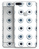 The Blue Watercolor Circle Polka Dots - Skin-kit for the iPhone 8 or 8 Plus
