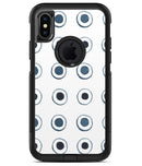 The Blue Watercolor Circle Polka Dots - iPhone X OtterBox Case & Skin Kits