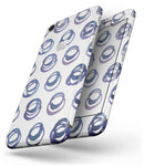 The Blue Watercolor Squigly Circles  - Skin-kit for the iPhone 8 or 8 Plus