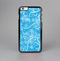 The Blue & White Abstract Swirly Pattern Skin-Sert Case for the Apple iPhone 6 Plus