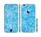 The Blue & White Abstract Swirly Pattern Sectioned Skin Series for the Apple iPhone 6 Plus