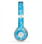The Blue & White Abstract Swirly Pattern Skin for the Beats by Dre Solo 2 Headphones