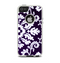 The Blue & White Delicate Pattern Apple iPhone 5-5s Otterbox Commuter Case Skin Set