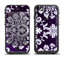 The Blue & White Delicate Pattern Apple iPhone 6/6s LifeProof Fre Case Skin Set