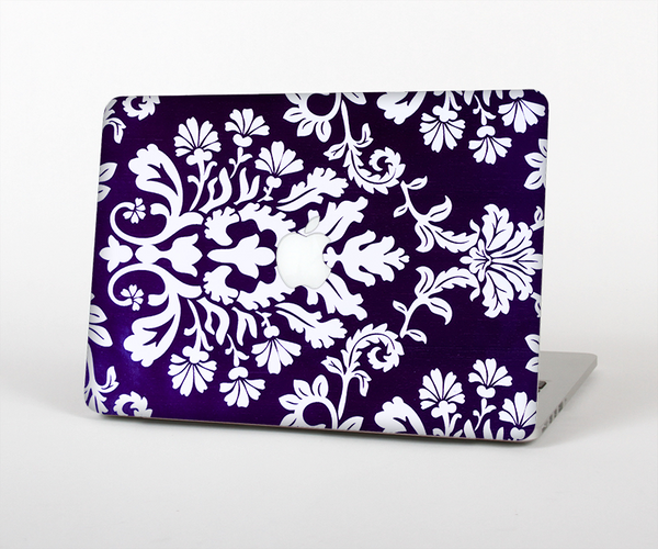 The Blue & White Delicate Pattern Skin Set for the Apple MacBook Air 11"