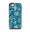The Blue & White Floral Sketched Lace Patterns v21 Apple iPhone 5-5s Otterbox Symmetry Case Skin Set