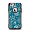 The Blue & White Floral Sketched Lace Patterns v21 Apple iPhone 6 Otterbox Commuter Case Skin Set