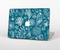 The Blue & White Floral Sketched Lace Patterns v21 Skin Set for the Apple MacBook Air 11"
