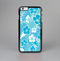The Blue & White Hawaiian Floral Pattern V4 Skin-Sert Case for the Apple iPhone 6 Plus