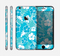 The Blue & White Hawaiian Floral Pattern V4 Skin for the Apple iPhone 6