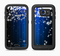 The Blue & White Rain Shimmer Strips Full Body Samsung Galaxy S6 LifeProof Fre Case Skin Kit
