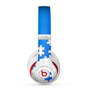 The Blue & White Scattered Puzzle Skin for the Beats by Dre Studio (2013+ Version) Headphones