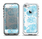 The Blue & White Seamless Ball Illustration Apple iPhone 5-5s LifeProof Fre Case Skin Set