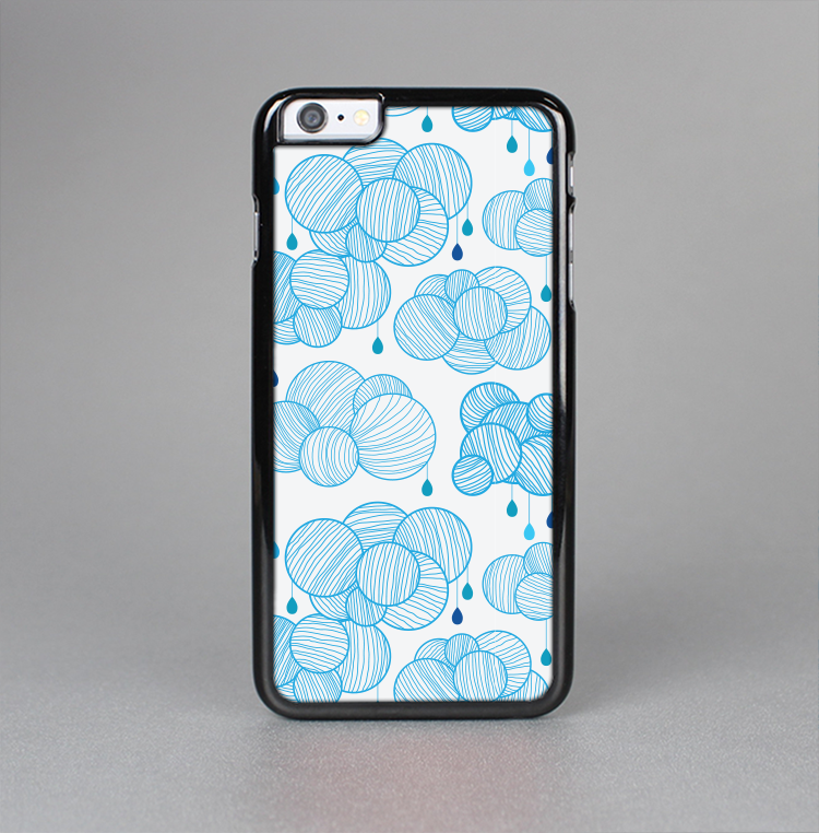 The Blue & White Seamless Ball Illustration Skin-Sert Case for the Apple iPhone 6 Plus