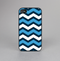 The Blue Wide Chevron Pattern Skin-Sert for the Apple iPhone 4-4s Skin-Sert Case