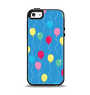 The Blue With Colorful Flying Balloons Apple iPhone 5-5s Otterbox Symmetry Case Skin Set