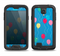The Blue With Colorful Flying Balloons Samsung Galaxy S4 LifeProof Nuud Case Skin Set