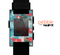 The Blue & Coral Abstract Butterfly Sprout Skin for the Pebble SmartWatch
